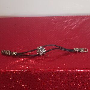 Silver Plate Brighton Cross Bracelet